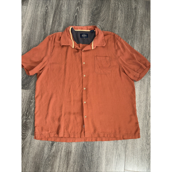 Nat Mast XXL Rust Havana Style Short Sleeve Shirt - Picture 1 of 6